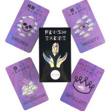 (Prism Tarot) Le jeu de tarot de la forêt perdue Jeu de table de loisirs de fête Prophétie de divination