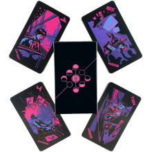(Jeu de Tarot Neon Moon) Le jeu de tarot de la forĂŞt perdue Jeu de table de loisirs de fĂŞte Voyance