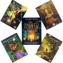 (La Forêt Sacrée) Le Jeu de Tarot de la Forêt Perdue Jeu de Table de Loisirs Voyance de Haute Qualité