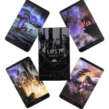 (La Forêt Perdue) Le jeu de tarot de la forêt perdue Jeu de table de loisirs de fête Prophétie de bonne