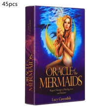 (Sirenas) Baraja de 78 cartas, Tarot Thelema, Oráculo inglés, Juego de mesa para fiestas familiares