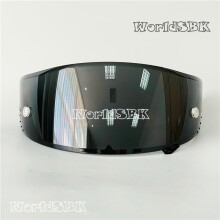 (Revo Silber Visier) Motorradhelmlinse Anti-UV PC Visierlinse Modellgehäuse für SHOEI X14 X-14 Z7 Z-7