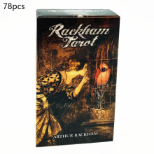 (Tarot de Rackham) Jeu de 78 cartes Tarot Thelema Oracle anglais Jeu de cartes pour fĂŞte familiale Jeu