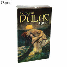 (Dulac) Jeu de 78 cartes Thelema Tarot Oracle anglais Jeu de cartes pour fête familiale Jeu de société