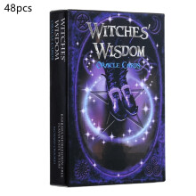 (sagesse des sorcières) Jeu de 78 cartes Thelema Tarot Oracle anglais Jeu de cartes pour fête familiale