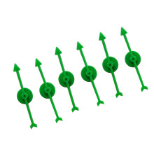 (Vert) 6 pièces Spinner 10 cm en plastique rotatif flèche pointeur bricolage jeu de société accessoires