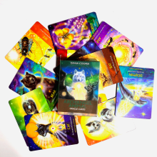(Animal Arcángel) Nuevas cartas de tarot de oráculo de animales arcángeles de alta calidad, guía de