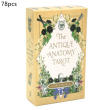(Anatomie antique) Jeu de 78 cartes Thelema Tarot Oracle anglais Jeu de cartes pour fĂŞte familiale Jeu