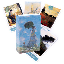 (Claude Monet Impress) Baraja de Tarot Friends, 78 piezas, juego de cartas de tarot, juego de mesa para