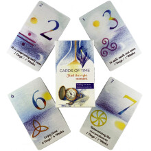 (Cartas del Tiempo) Juego de Mesa de Fiesta de Ocio con Cartas del Oráculo, Baraja de Tarot de Alta