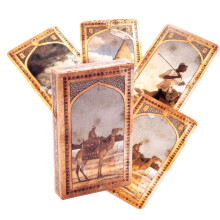 (vieil arabe) Jeu de Tarot Friends 78 pièces Jeu de Cartes de Tarot Table de Fête Jeu de Société Jeu