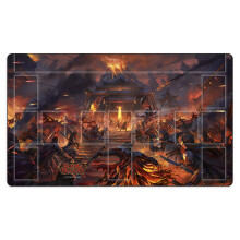 (10) Tapete de juego de torneo de cartas TCG de Uprising de 35 x 60 cm para Flesh and Blood con envío