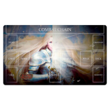 (1) Tapete de juego de torneo de cartas TCG Uprising de 35 x 60 cm para Flesh and Blood con tapete de