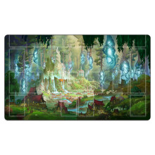 (3) Tapete de juego de torneo de cartas TCG de Uprising de 35 x 60 cm para juegos de carne y hueso con