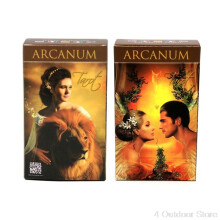 (Morado) Baraja completa de Tarot Arcano Inglés de 78 Cartas, Oráculo, Juego de Mesa para Fiestas, Envío