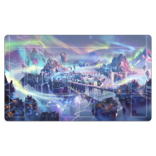 (4) Tapete de juego de torneo de cartas TCG de Uprising de 35 x 60 cm para juegos de carne y hueso con