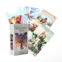 (1) 78 piezas Vice Versa Tarot Kit Cartas Tarot Oracle Deck Juego de mesa para fiesta familiar