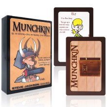 Juego de mesa Munchkin versión básica en inglés, divertidos monstruos, cartas para niños, adultos, 3-6
