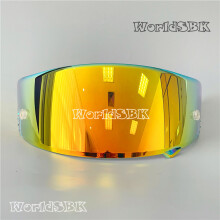 (Revo Blau Visier) Motorrad Helm Objektiv Anti-UV PC Visier Objektiv Modell Fall für SHOEI X14 X-14