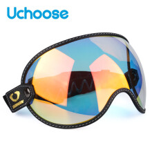 (1 STÜCK) Motorradhelm Bubble Shield Visierlinse Sonnenbrille Schutzbrille Zubehör Passend für alle