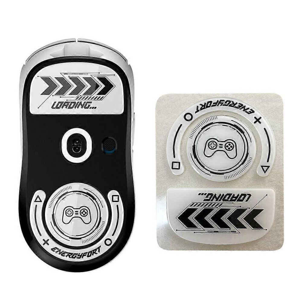 (Gpxs, One Size) 1Set Glass Mouse Feet Mouse Skates Sticker Pad Rounded Curved Edges For Logitech Gpro X Superlight / G Pro Wireless 8191722687838