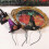 (C, One size) Cute Mini Cone Hat Wizard Hat Pumpkin Sequins Witch Hat Headband Non-Slip 3