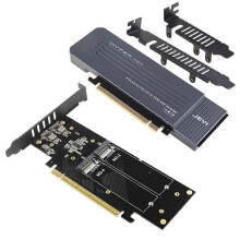 (As show, One size) M.2 X16 TO 4X NVME PCIE3.0 GEN3 X16 TO 4*NVME RAID CARD Expansion VROC CARD 4XX4