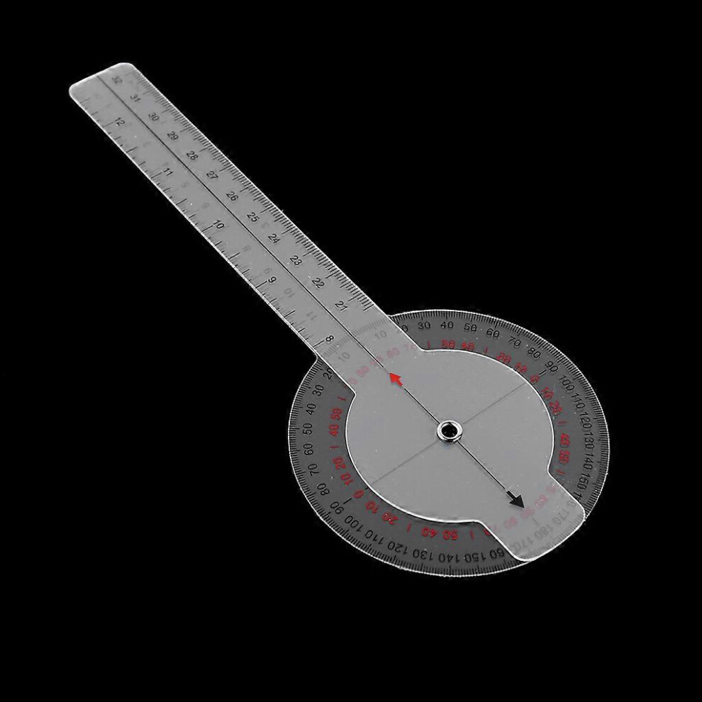 Furtalk (As Show, One Size) 13Inch /33Cm Goniometer Plastic Angle Medical Joint Measuring Ruler Durable