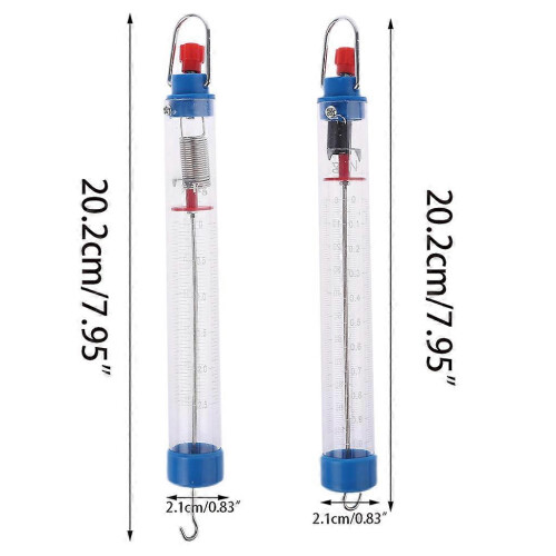 (As show, One size) Newton Force Meter Spring Scale 25N/2500g 1N/100g Dynamometer Spring Balance