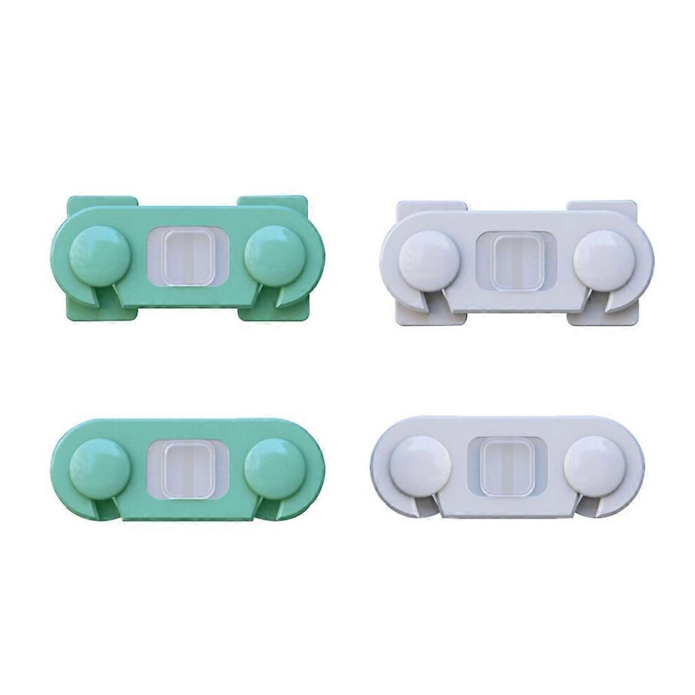(As Show, One Size) Baby Safety Locks For Cabinet Home Office Child Proof Lock Toddler Security Locks Closets Drawer Lock Self-Adhesive Back Furtalk