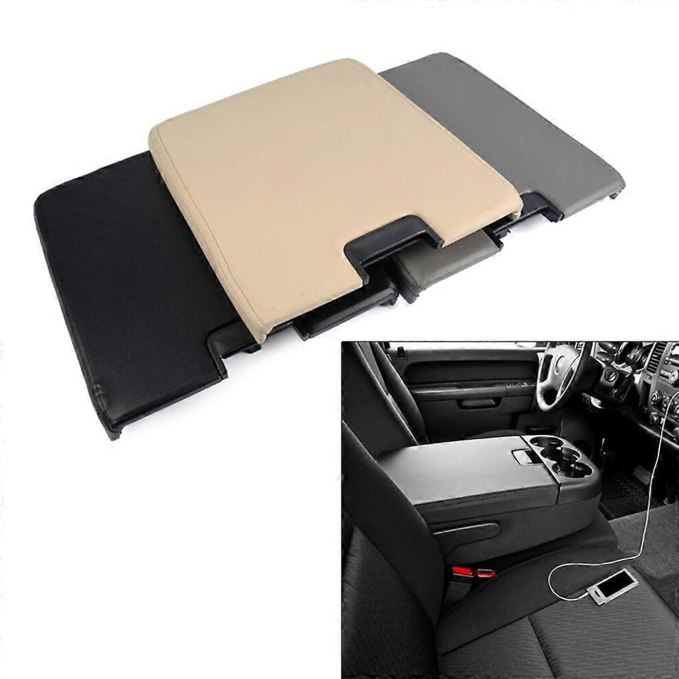 (, One Size) Center Console Lid Car Armrest Cover Repair Kit For Pickup Truck Suv Gray 8191722643896