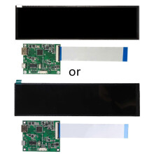 (As show, One size) 8.8" 1920x480 LCD Screen for Cars Monitor GPU Computer for Case Sub Display