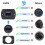 (As show, One size) Motorcycle Digital Voltmeter Panel for Car 12V/24V Voltage Meter with Terminals 4