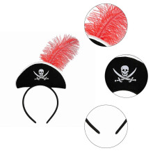 (As show, One size) Halloween Pirate Headband Pirate Hat Day of The Dead Headband Hairbands