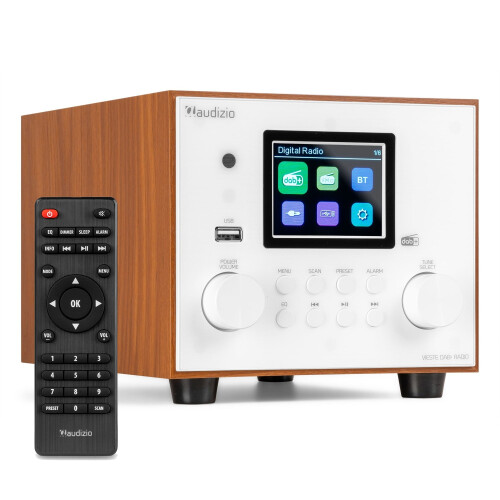 Vieste DAB+ Digital Radio Home Speaker System with Subwoofer, Bluetooth, USB