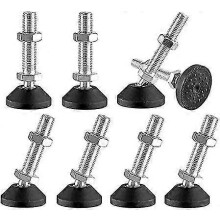 (As show, One size) 8 X M8 X 40mm Adjusting Feet, M8 Adjusting Screws For Furniture Legs, Can Hold 400kg, Adjustable Feet, Adjusting Screws, Max Tilt 15 (8pcs - M8 X 40mm