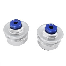 Motorfiets oliekeerring voorste schroef voor GSXR600 750 2006-2010 Accessoires Zilver & Blauw