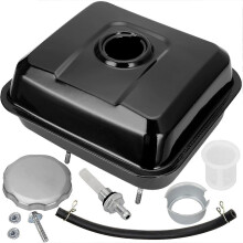 Brandstoftank met roestvrijstalen dop, compatibel met Honda GX200 GX160 GX140 196cc Go-kart Predator-motor