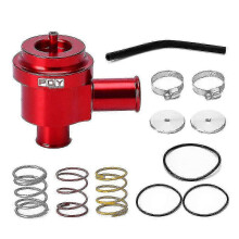 voor Golf - 1.8T 2.7T 98-05 Aluminium Blow Off Valve Turbo BOV Diverter Valve Kit Rood-Yvan Walkbee