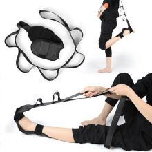 (As show, One size) Yoga Rehabilitation Belt Stretching Strap Leg Stretcher Foot Stretching Belt