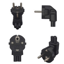 (As show, One size) EU4.8 Europe 2Pin to C5 Plug Power Adapter 90 for Computer Power Connector