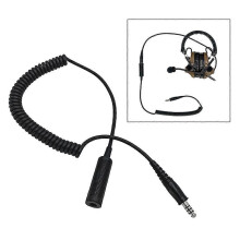 (As show, One size) Tacticals Headset Adapter 3.5mm to U-174/U Headphone Extension Line Cable 1M