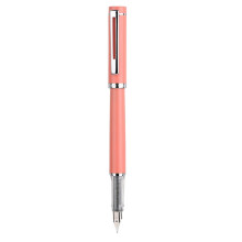 (Pearl White, One size) Piston-Filled Fountain Pen Kit with Organizer Box F Nib for Kid Adult Writing