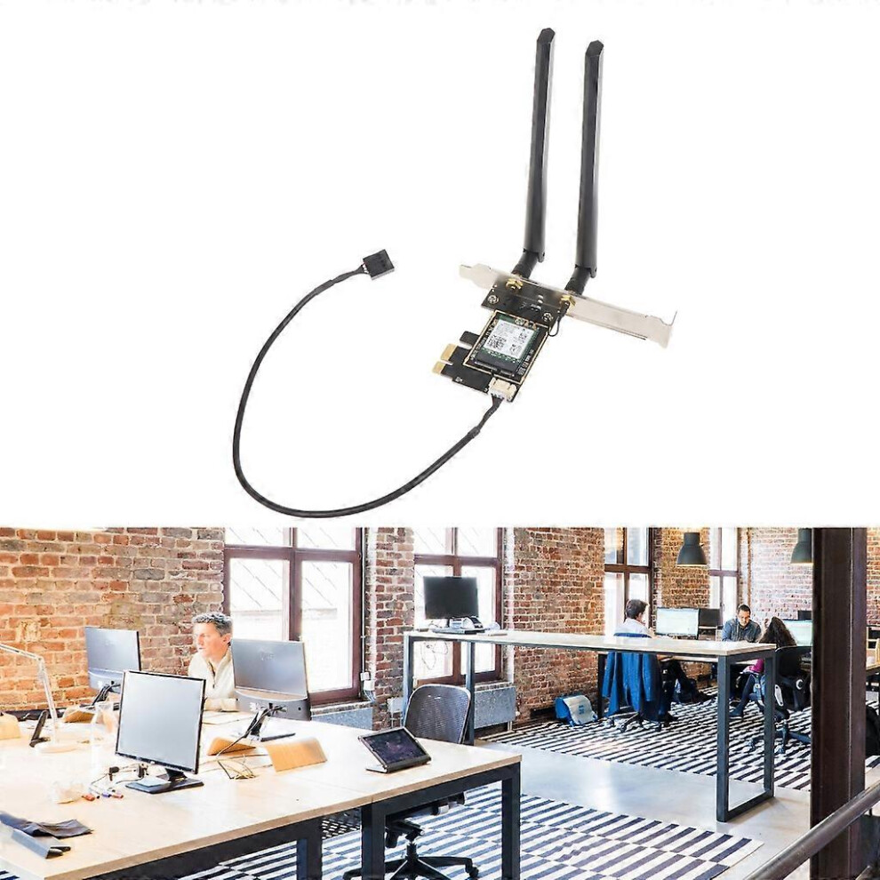 (As Show, One Size) Ax200 Dual Band Wirless Wifi Card Bt-Compatible 5.1 Network Adapter 802.11Ax 8191722610461
