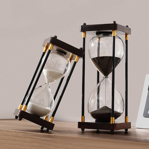 Timer 30 Minuten Dekorative Sanduhren aus Holz 2