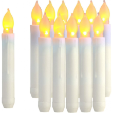 Th Led Stabkerzenlichter, Harry Potter Schwimmkerzen, Flammenlose batteriebetriebene Fensterkerzen, Kompatibel mit Weihnachten, Hochzeit, Ge