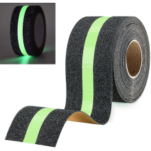 Ruban adhésif antidérapant phosphorescent, bandes adhésives antidérapantes pour marches d'escalier, ruban de sécurité haute traction compati