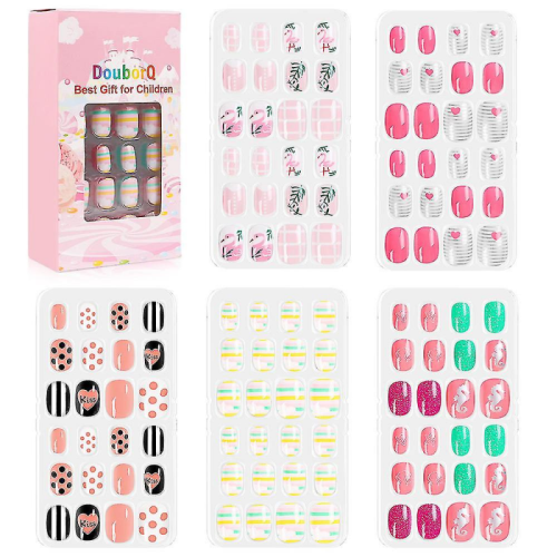 Ensemble de 120 faux ongles pour enfants 1