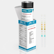 Bandelettes de test urinaire 10 en 1 – Kit de 100 bandelettes d'analyse urinaire rapide à domicile pour le glucose, les cétones, les protéi