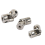 4 Pcs Universal Joint Shaft Coupler Coupling Steering Connector Compatible Rc Car Crawler Boat- 4